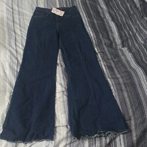 Stylish Navy Flare Jeans